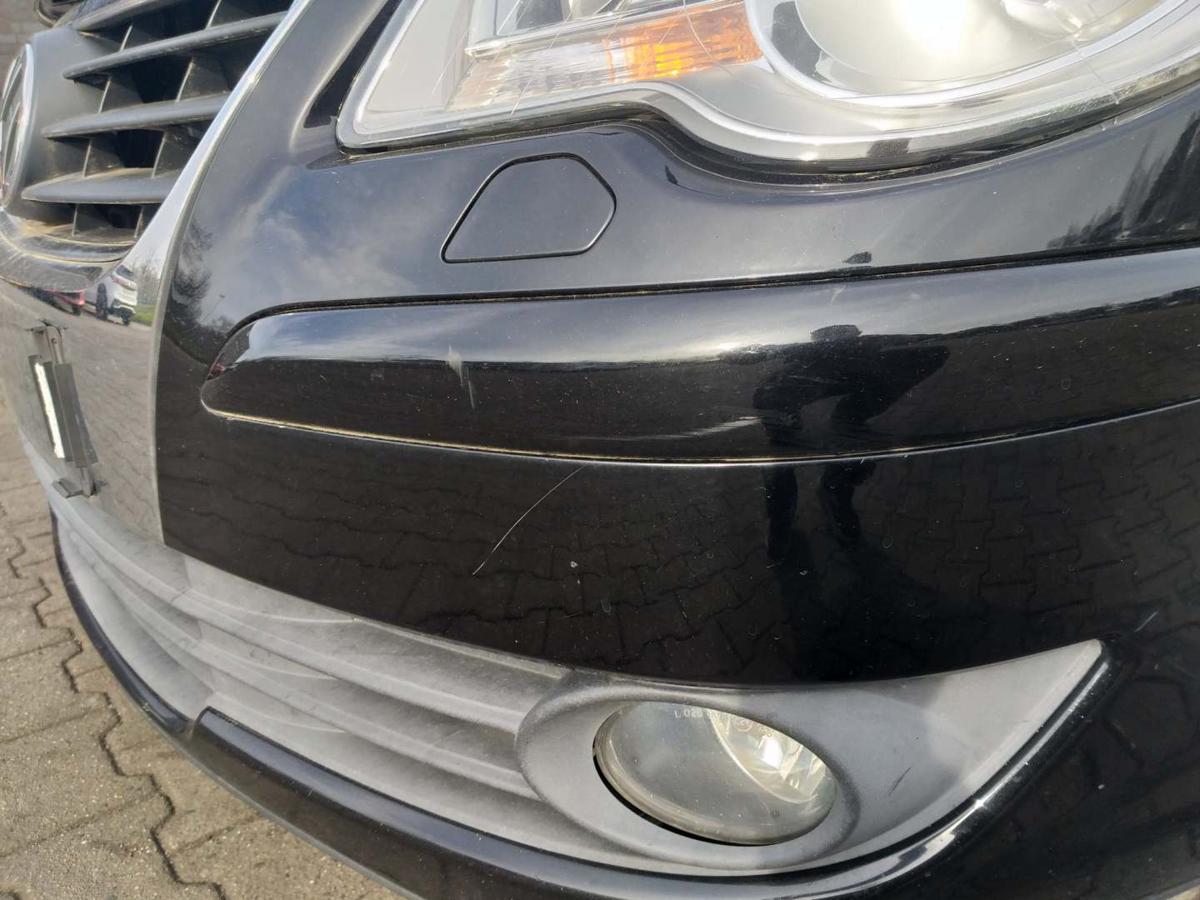 VW Touran 1T original Sto&szlig;stange Stossf&auml;nger vorn LC9X Deepblack Facelift Bj.2008